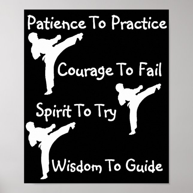 Poster classe karaté (Devant)