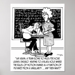 Poster Classe Math Cartoon 9478