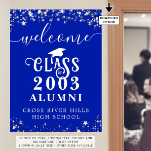 Poster Classe Reunion Welcome Royal Silver Stars Personna
