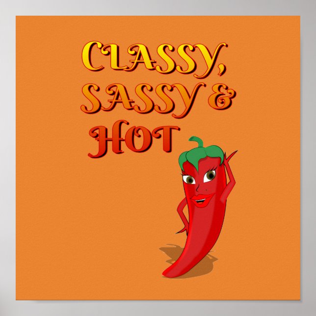 Poster Classé Sassy Et Hot Pepper Diva (Devant)