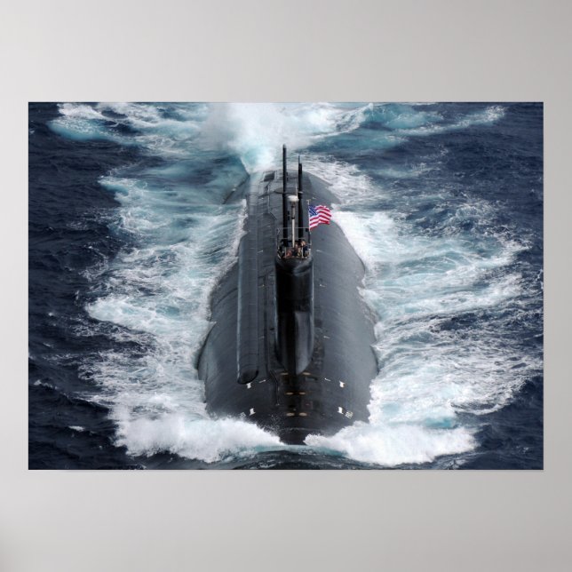 Poster Classe Seawolf USS Connecticut (SSN-22) (Devant)
