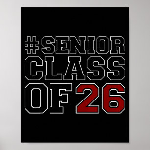 Poster Classe terminale de diplômés du lycée 2026