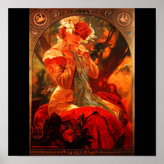 Poster-Classic Art-Mucha 4 Poster (Front)