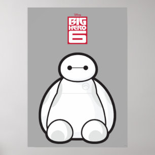 Poster Classic Baymax Sitting Graphic