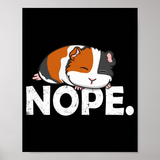 Poster Classic de cochon de Guinée (Devant)