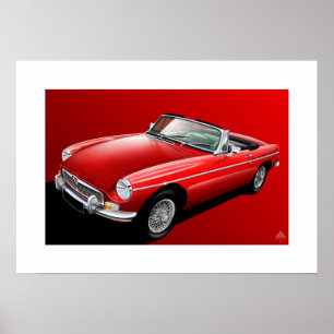 Poster Classic MG B