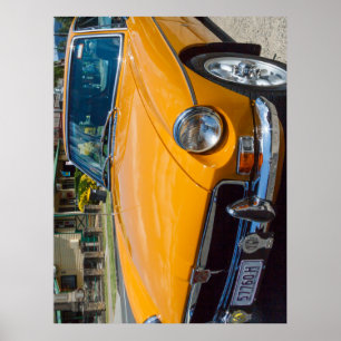 Poster Classic MGB GT Roadster
