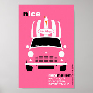 Poster Classic Original Mini glace van art minimaliste