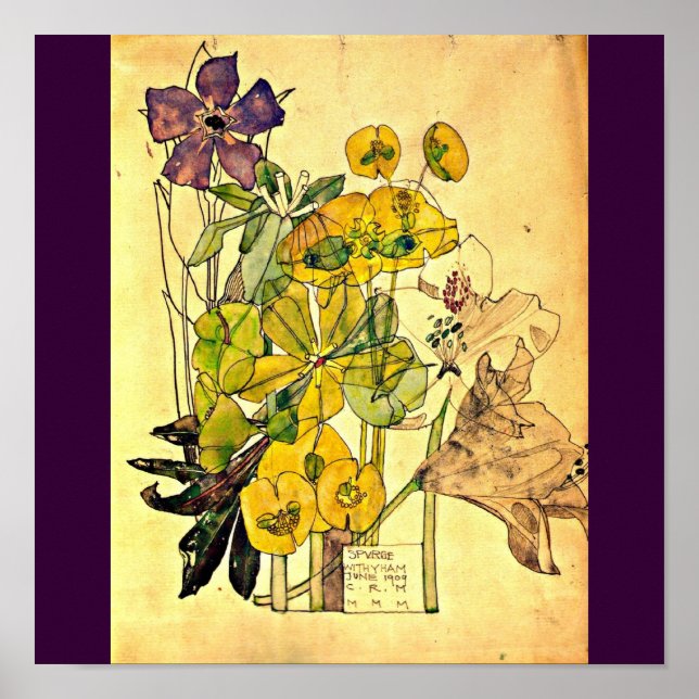 Poster-Classic/Vintage-Charles Rennie Mackintosh 2 Poster (Front)