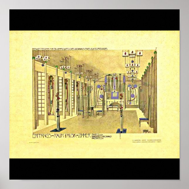 Poster-Classic/Vintage-Charles Rennie Mackintosh 8 Poster (Front)