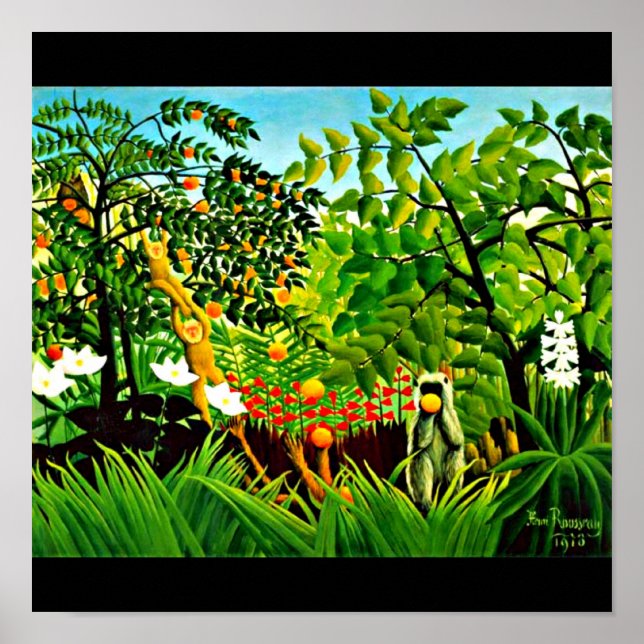 Poster-Classic/Vintage-Henri Rousseau 9 Poster (Front)