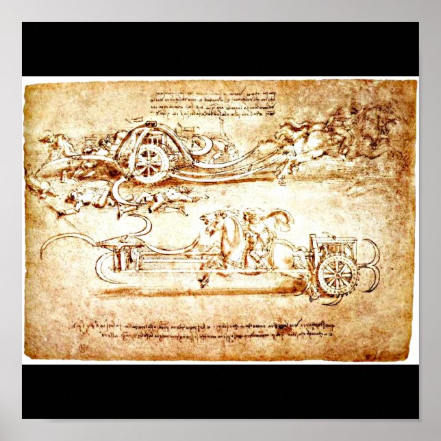 Poster-Classic/Vintage-Leonardo da Vinci 3 Poster (Front)