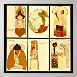 Poster-Classic/Vintage-Raphael Kirchner 25 Poster