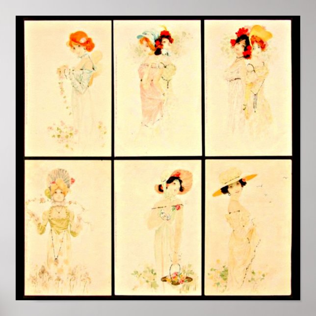 Poster-Classic/Vintage-Raphael Kirchner 30 Poster (Front)