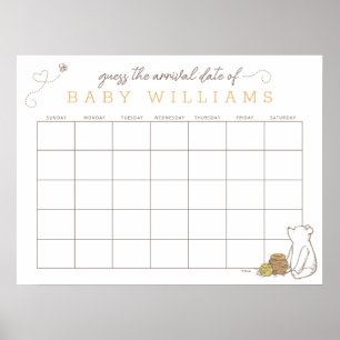 Poster Classic Winnie l'Ooh   Devinez la date d'échéance