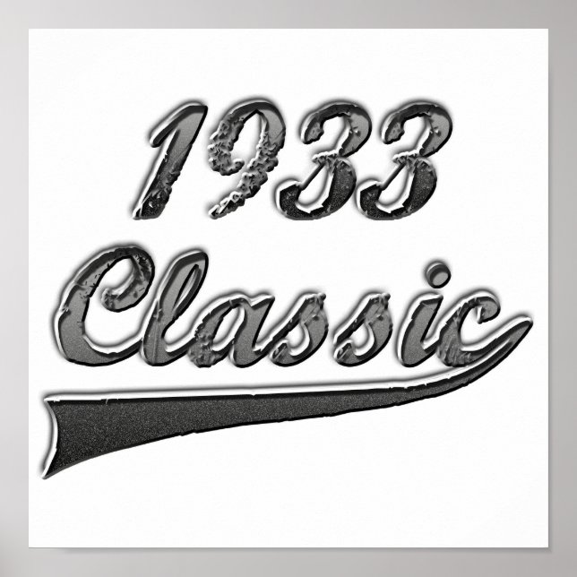 Poster classique 1933 (Devant)