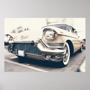 Poster Classique Américain Cadillac