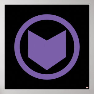 Poster Classique Avengers   Icône Flèche Hawkeye