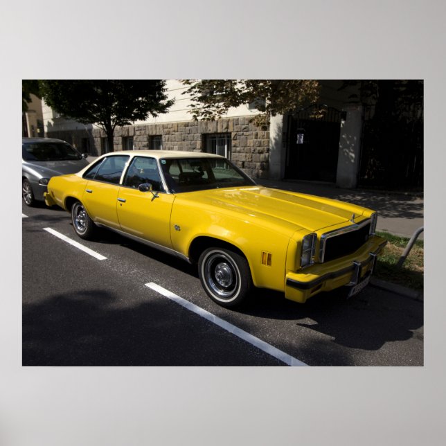 Poster Classique Chevrolet Malibu (Devant)