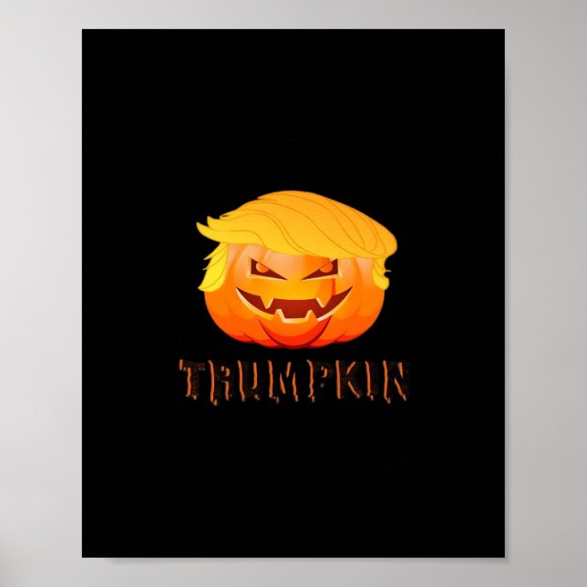 Poster Classique d'Halloween de Trumpkin (Devant)