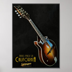 Poster classique en mandoline à deux points Sorens
