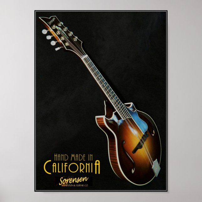 Poster classique en mandoline à deux points Sorens (Devant)