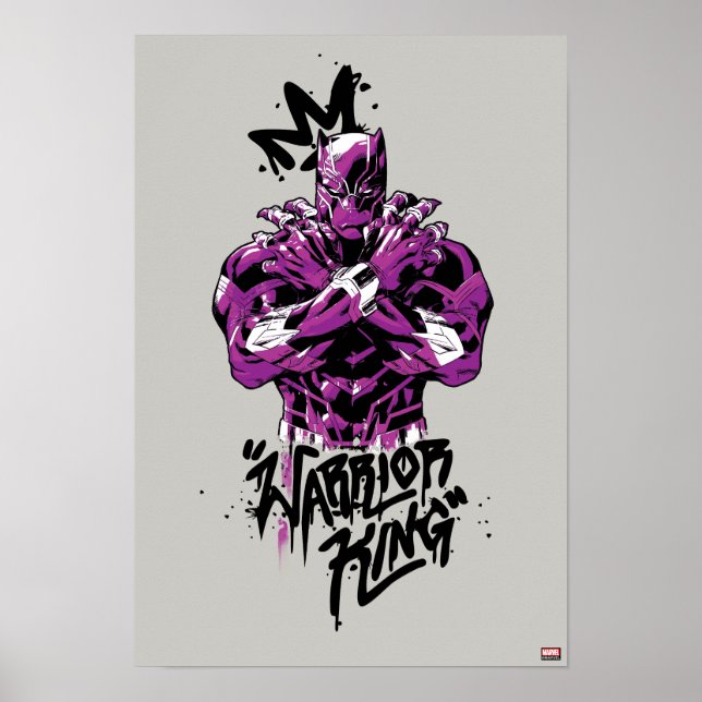 Poster Classiques Avengers | Black Panther, le roi guerri (Devant)