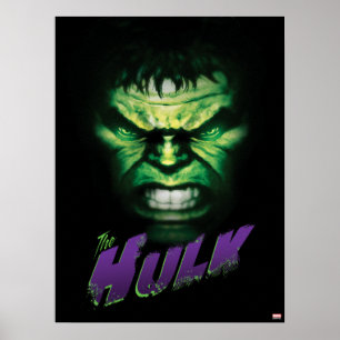 Poster Classiques Avengers Graphique gras de Hulk