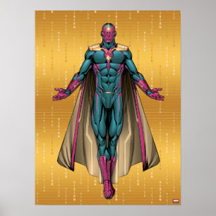 Poster Classiques Avengers Vision Lévitant