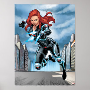 Poster Classiques des Avengers Attaque de Black Widow