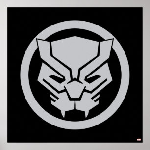 Poster Classiques des Avengers   Icône de Black Panther