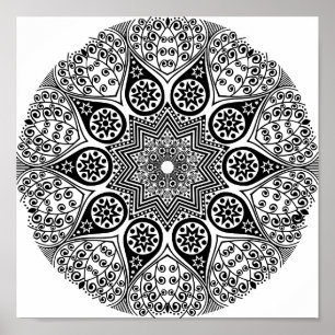 Poster Classy Mandala