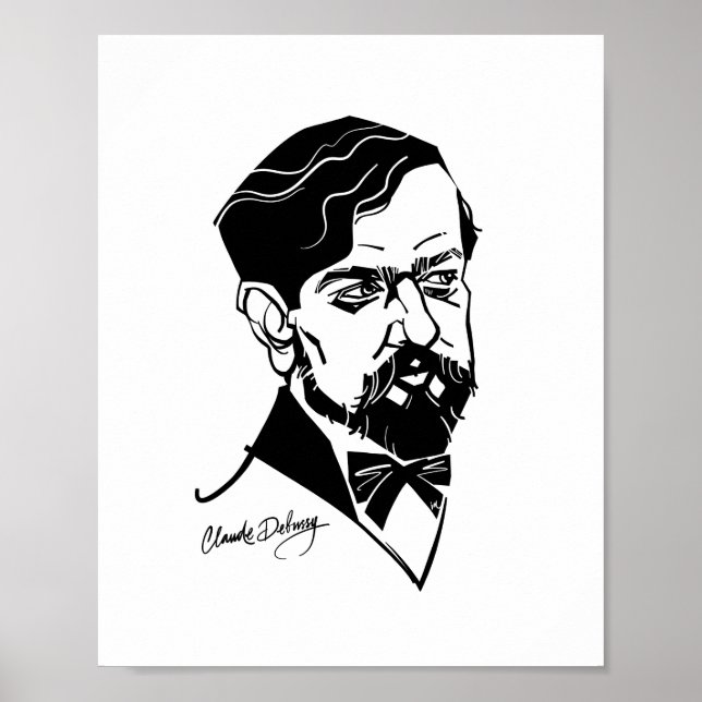 Poster Claude Debussy (Devant)