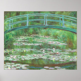 Poster Claude Monet art style