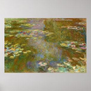 Poster Claude Monet - Bassin aux Nymphéas 1917
