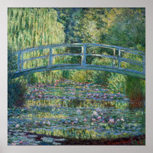 Poster Claude Monet - Bassin aux Nymphéas, Harmonie Verte