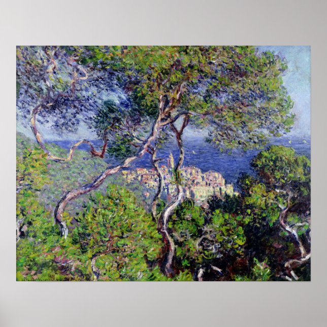 Poster Claude Monet | Bordighera, 1884 (Devant)