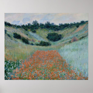 Poster Claude Monet ~ Champ Poppy