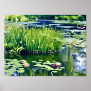 Poster Claude Monet Étang de Nymphéas Giverny