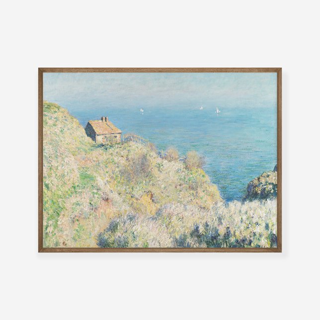 Poster Claude Monet Fisherman's House Peinture Art Imprim (Créateur téléchargé)