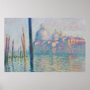 Poster Claude Monet Grand Canal Venise Italie Voyage