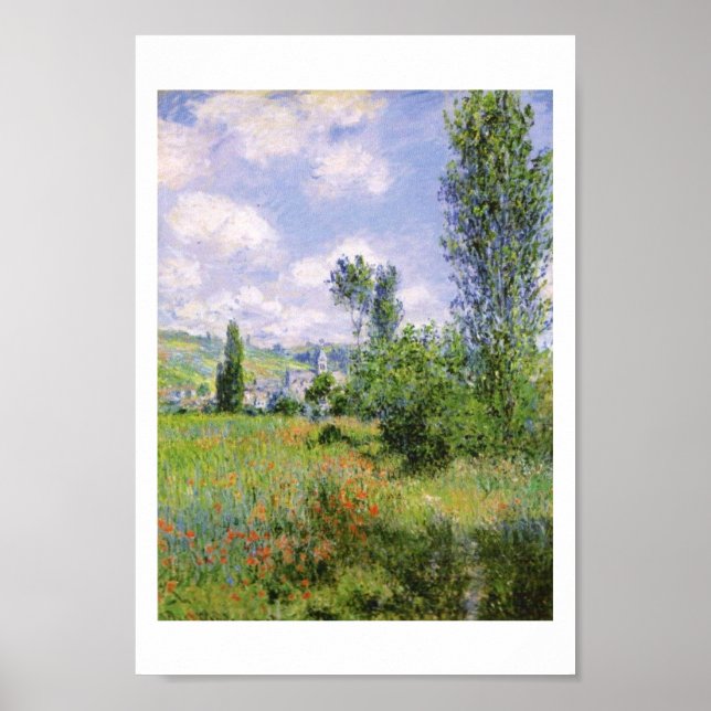 Poster Claude Monet Île Saint Martin Vetheuil (Devant)