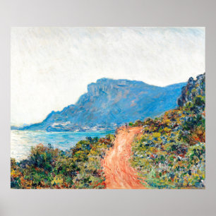 Poster Claude Monet La Corniche près de Monaco
