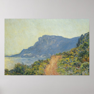 Poster Claude Monet - La Corniche près du Monaco