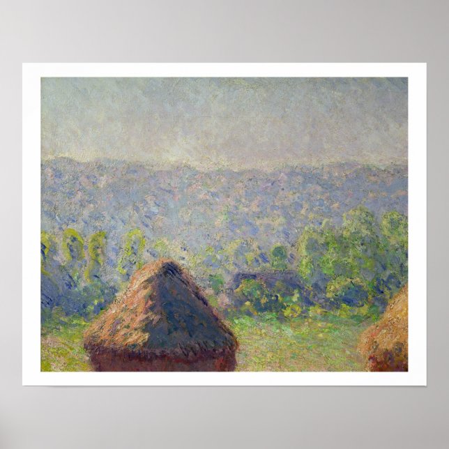 Poster Claude Monet | La fin de l'été, à Givern (Devant)