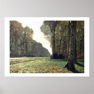 Poster Claude Monet - La Route du Bas-Breau