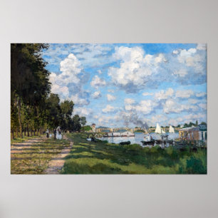 Poster Claude Monet - Le bassin d'Argenteuil