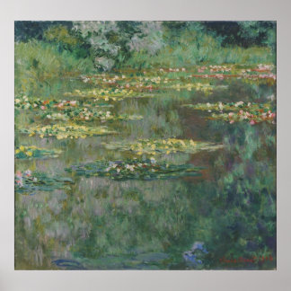Poster Claude Monet - Le Bassin des Nympheas