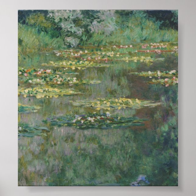Poster Claude Monet - Le Bassin des Nympheas (Devant)