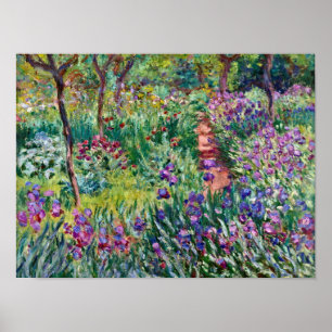Poster Claude Monet - Le jardin de l'artiste à Giverny
